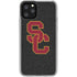 University of Southern California USC Grey Logo iPhone 11 Pro Clear Case