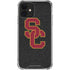 University of Southern California USC Grey Logo iPhone 12 Clear Case