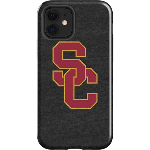 University of Southern California USC Grey Logo iPhone 12 Impact Case