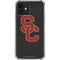 University of Southern California USC Grey Logo iPhone 12 Mini Clear Case
