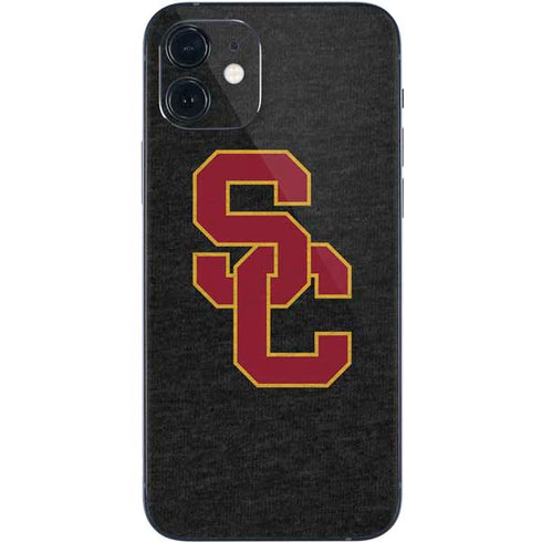 University of Southern California USC Grey Logo iPhone 12 Skin