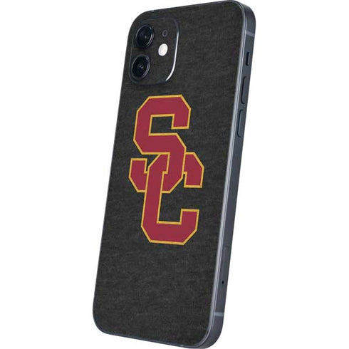 University of Southern California USC Grey Logo iPhone 12 Skin