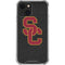 University of Southern California USC Grey Logo iPhone 14 Clear Case
