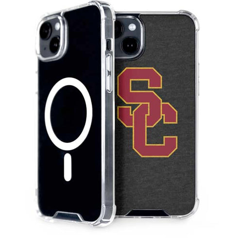 University of Southern California USC Grey Logo iPhone 14 MagSafe Case