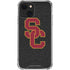 University of Southern California USC Grey Logo iPhone 14 Plus Clear Case