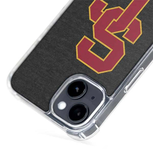 University of Southern California USC Grey Logo iPhone 15 Plus MagSafe Case
