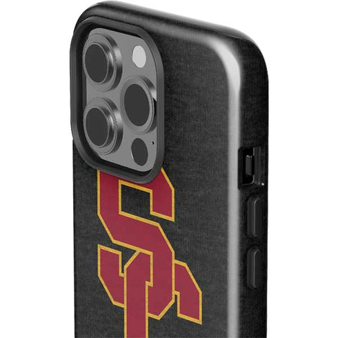 University of Southern California USC Grey Logo iPhone 15 Pro Impact Case