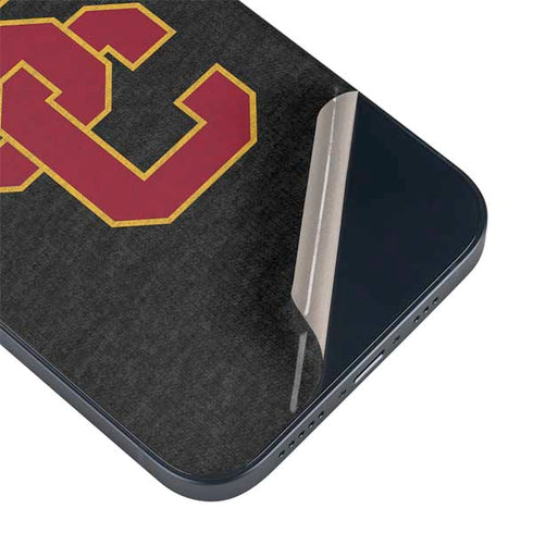 University of Southern California USC Grey Logo iPhone 15 Skin