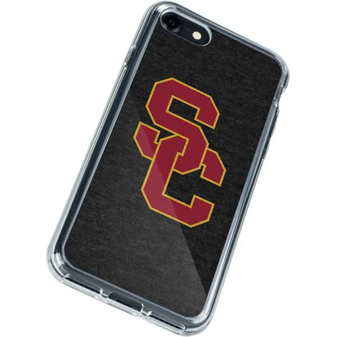 University of Southern California USC Grey Logo iPhone SE (2nd & 3rd Gen) Clear Case