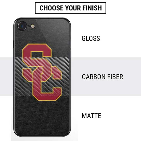 University of Southern California USC Grey Logo iPhone SE (2nd & 3rd Gen) Skin