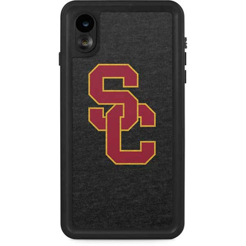 University of Southern California USC Grey Logo iPhone XR Waterproof Case