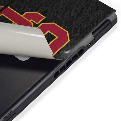 University of Southern California USC Grey Logo Nintendo Switch Bundle Skin