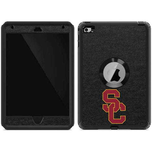University of Southern California USC Grey Logo Otterbox Defender iPad Skin