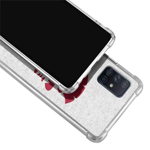 University of Southern California USC Grey Trojan Mascot Galaxy A71 5G Clear Case