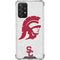 University of Southern California USC Grey Trojan Mascot Galaxy A72 5G Clear Case