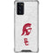University of Southern California USC Grey Trojan Mascot Galaxy Note20 5G Clear Case