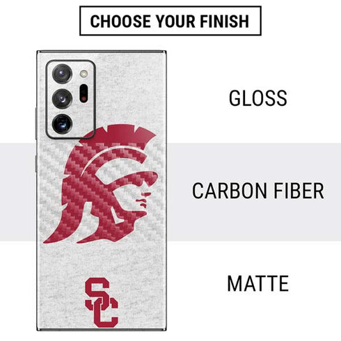 University of Southern California USC Grey Trojan Mascot Galaxy Note20 Ultra 5G Skin