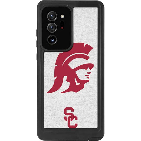 University of Southern California USC Grey Trojan Mascot Galaxy Note20 Ultra 5G Waterproof Case
