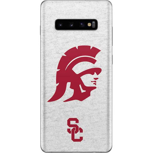 University of Southern California USC Grey Trojan Mascot Galaxy S10 Plus Skin