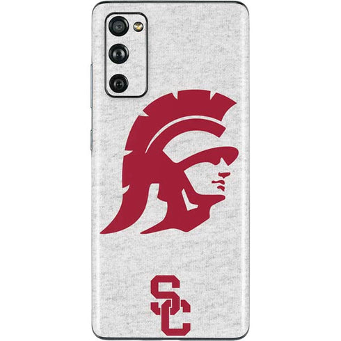 University of Southern California USC Grey Trojan Mascot Galaxy S20 Fan Edition Skin