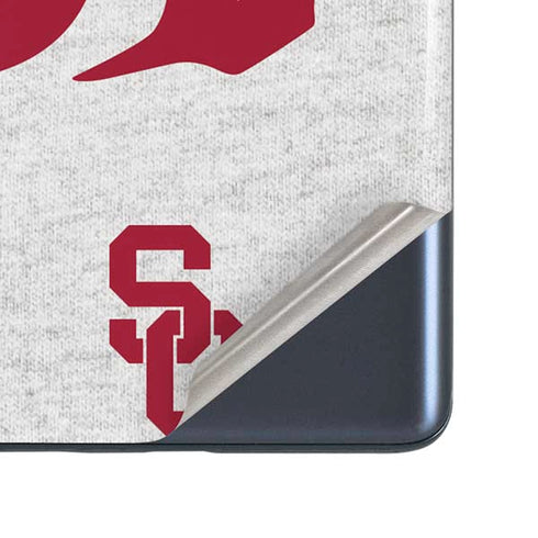 University of Southern California USC Grey Trojan Mascot Galaxy S20 Fan Edition Skin