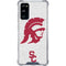 University of Southern California USC Grey Trojan Mascot Galaxy S20 FE Clear Case