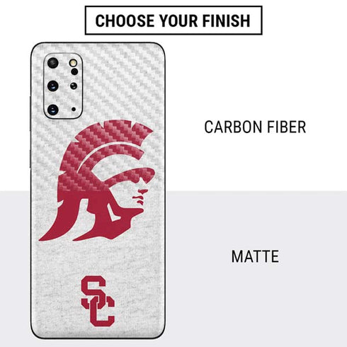 University of Southern California USC Grey Trojan Mascot Galaxy S20 Plus Skin