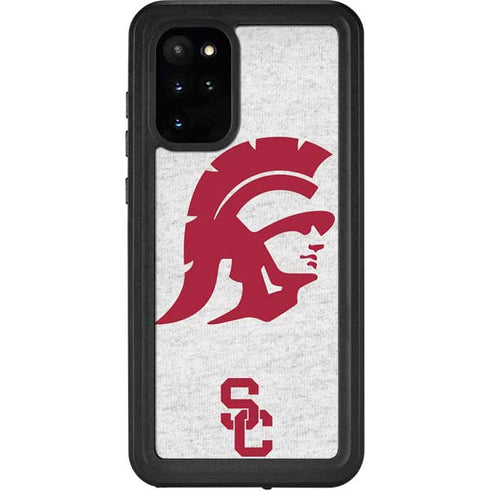 University of Southern California USC Grey Trojan Mascot Galaxy S20 Plus Waterproof Case