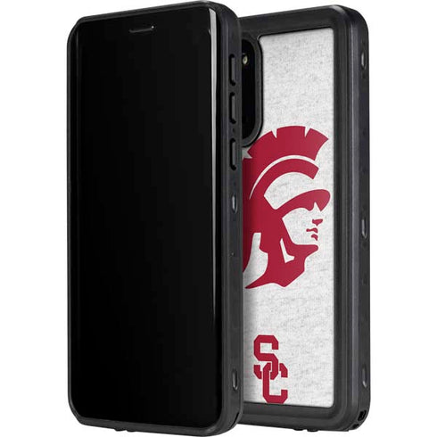 University of Southern California USC Grey Trojan Mascot Galaxy S20 Plus Waterproof Case