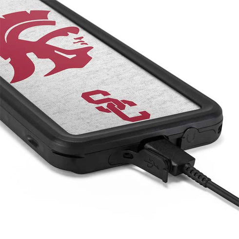 University of Southern California USC Grey Trojan Mascot Galaxy S20 Plus Waterproof Case