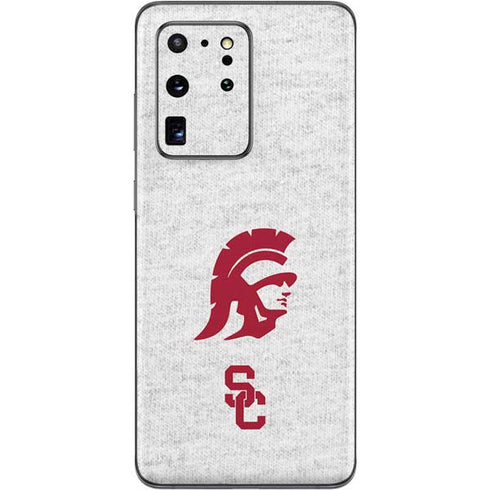 University of Southern California USC Grey Trojan Mascot Galaxy S20 Ultra 5G Skin