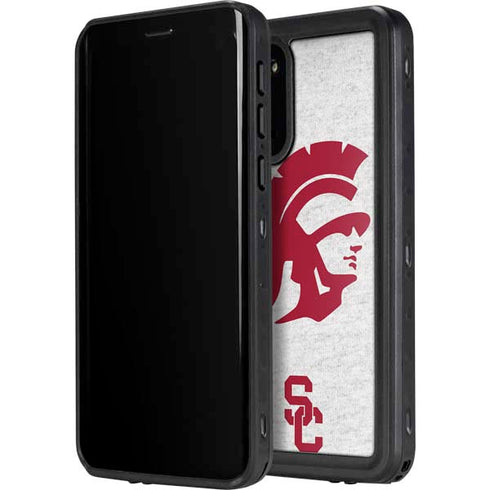 University of Southern California USC Grey Trojan Mascot Galaxy S20 Waterproof Case
