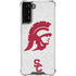 University of Southern California USC Grey Trojan Mascot Galaxy S21 FE Clear Case