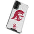University of Southern California USC Grey Trojan Mascot Galaxy S21 FE Clear Case