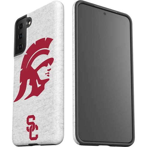 University of Southern California USC Grey Trojan Mascot Galaxy S21 FE Pro Case