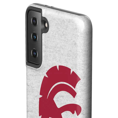 University of Southern California USC Grey Trojan Mascot Galaxy S21 Plus 5G Pro Case