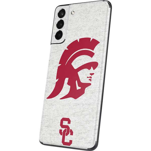 University of Southern California USC Grey Trojan Mascot Galaxy S21 Plus 5G Skin