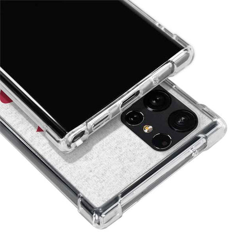 University of Southern California USC Grey Trojan Mascot Galaxy S22 Ultra Clear Case