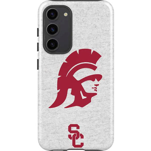 University of Southern California USC Grey Trojan Mascot Galaxy S23 Plus Pro Case