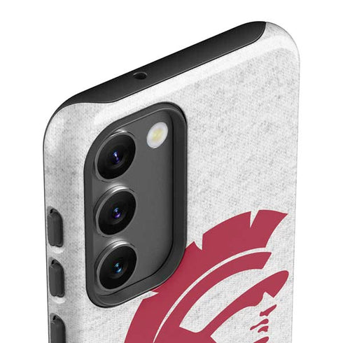 University of Southern California USC Grey Trojan Mascot Galaxy S23 Plus Pro Case