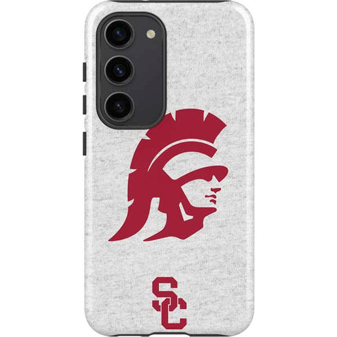 University of Southern California USC Grey Trojan Mascot Galaxy S23 Pro Case