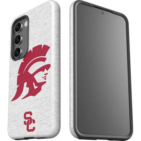 University of Southern California USC Grey Trojan Mascot Galaxy S23 Pro Case