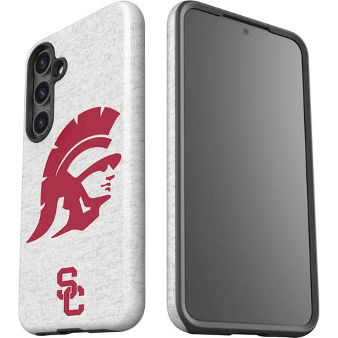 University of Southern California USC Grey Trojan Mascot Galaxy S24 Impact Case