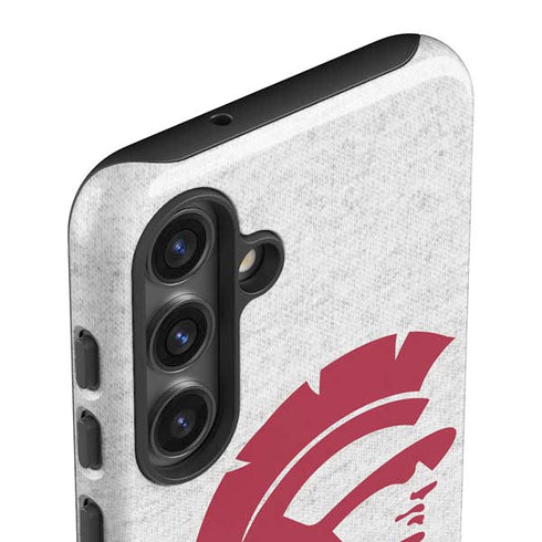 University of Southern California USC Grey Trojan Mascot Galaxy S24 Plus Impact Case