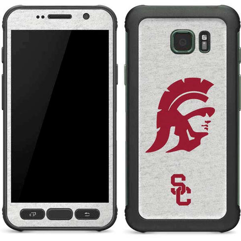 University of Southern California USC Grey Trojan Mascot Galaxy S7 Active Skin