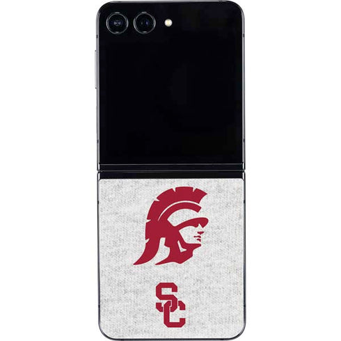 University of Southern California USC Grey Trojan Mascot Galaxy Z Flip5 5G Skin