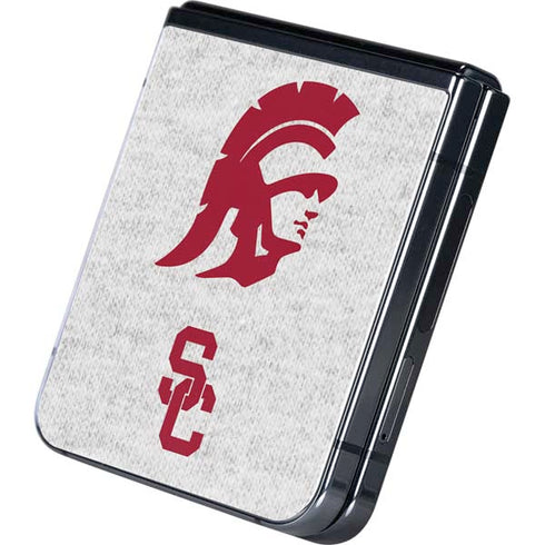 University of Southern California USC Grey Trojan Mascot Galaxy Z Flip5 5G Skin