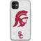 University of Southern California USC Grey Trojan Mascot iPhone 11 Clear Case