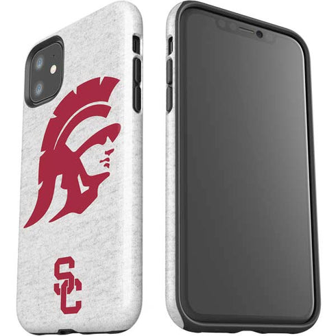 University of Southern California USC Grey Trojan Mascot iPhone 11 Impact Case