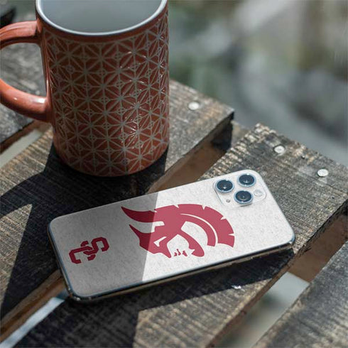 University of Southern California USC Grey Trojan Mascot iPhone 11 Pro Skin